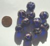 10 Wedding Cake 15mm Round Sapphire with Gold Band